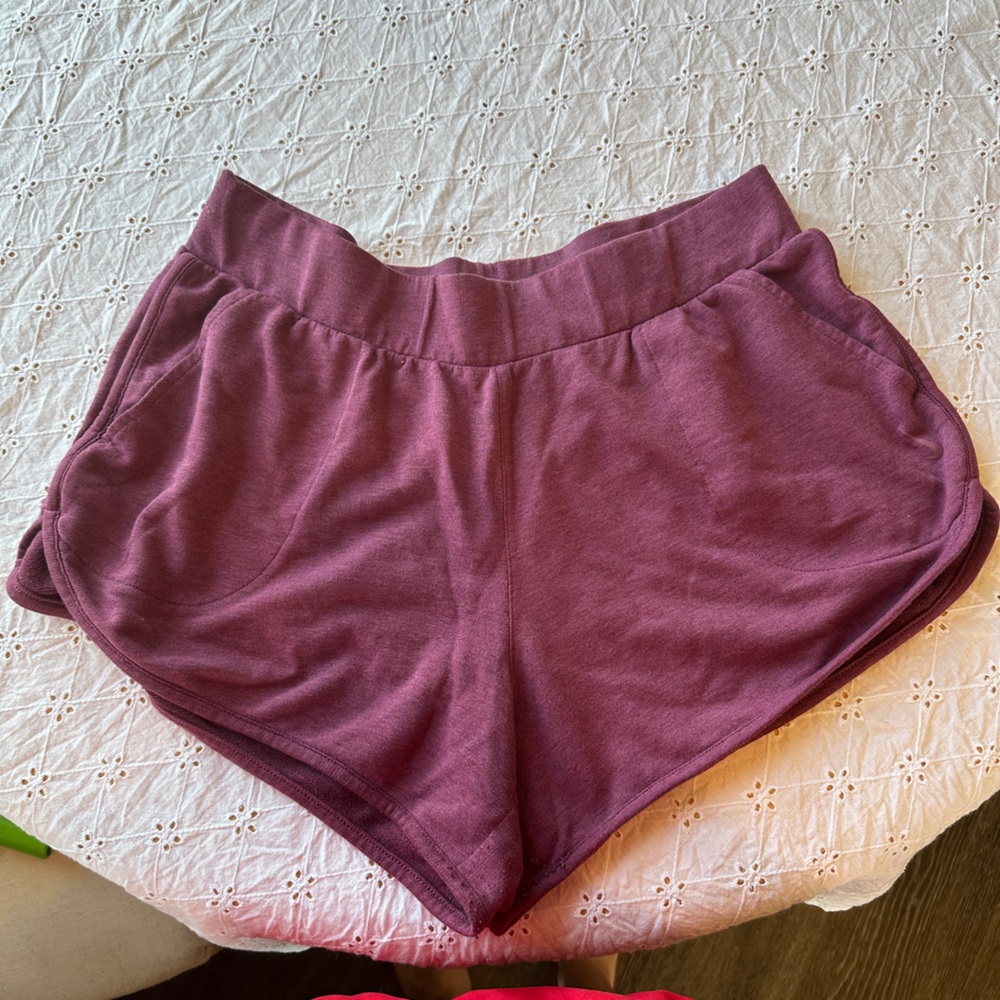 Women’s Nike High-Rise Athletic Shorts in Plum